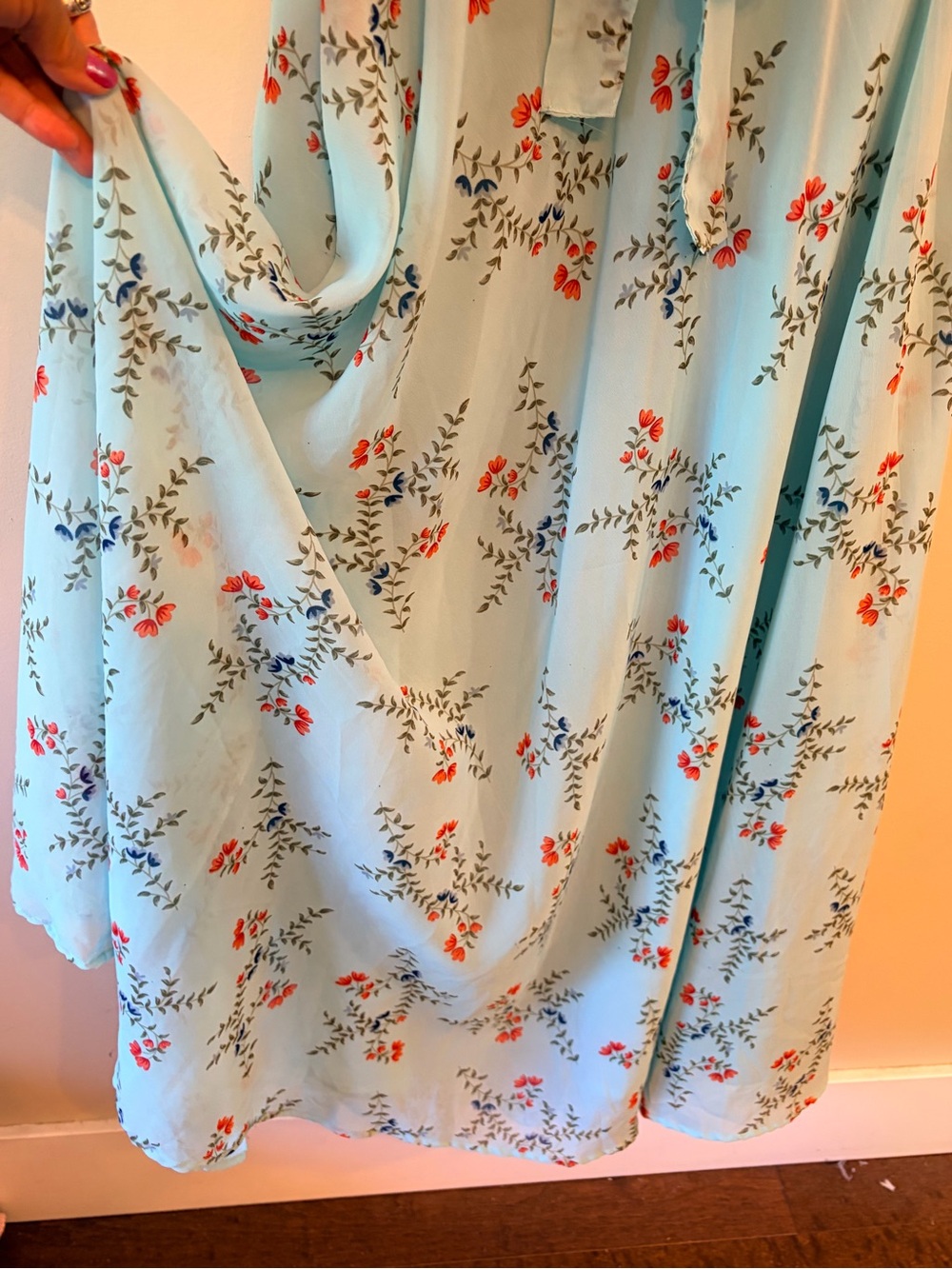 Romantic Cottagecore Floral Maxi Dress - Picture 7 of 9